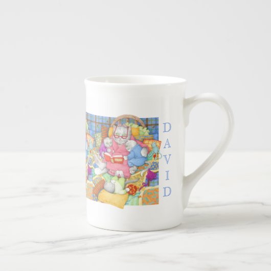 Slaapmutsje Bone China Mok (Rechts)