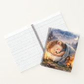 Slaapmutsje Egeltje Persoonlijk Kinderdagboek Notitieboek (Binnen)