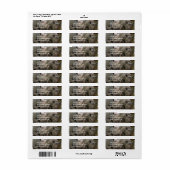 Slaapneushoorns Verzendlabels Etiket (Full Sheet)