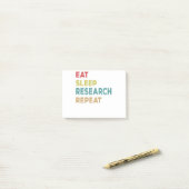 slaaponderzoek herhalen post-it® notes (Op bureau)