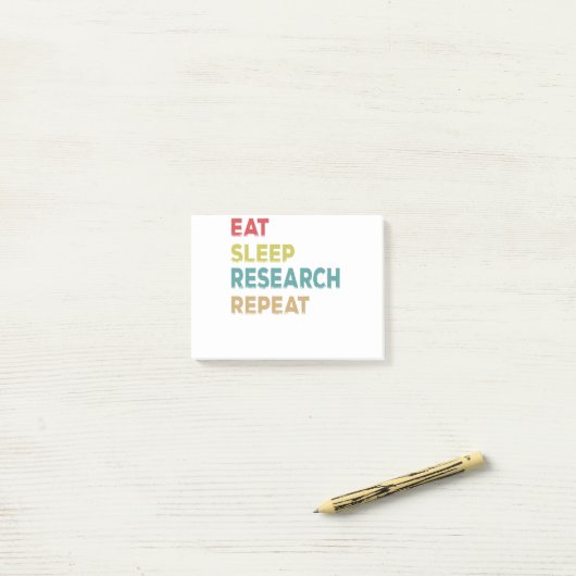 slaaponderzoek herhalen post-it® notes (Op bureau)