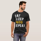 slaapopje eten t-shirt (Voorkant volledig)