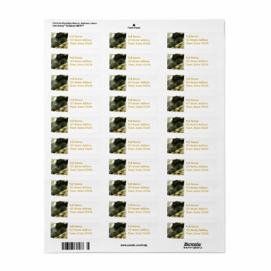 Slaappanter Mailing Label (Full Sheet)