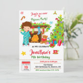 Slaappartij Slapepover Kaart (Staand voorkant)