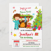 Slaappartij Slapepover Kaart (Voorkant / Achterkant)