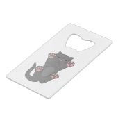 slaappel creditkaart flessenopener (Voorkant Gekanteld)