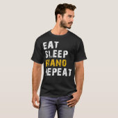 slaappiano t-shirt (Voorkant volledig)