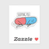 slaappil sticker (Vel)