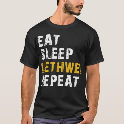 slaapplethwei eten t-shirt (Voorkant)