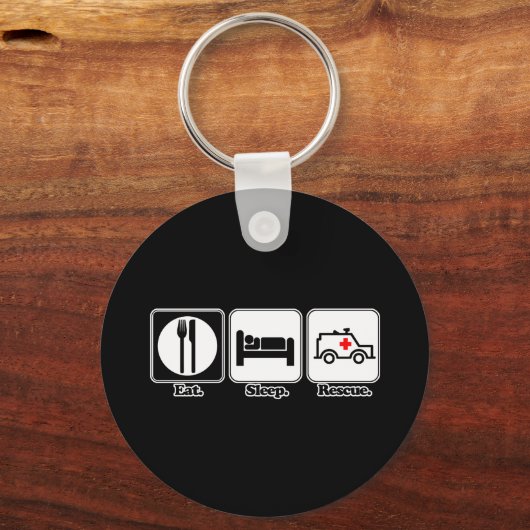 slaapredding sleutelhanger (Voorkant)