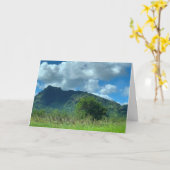 Slaapreus berg leeg kaart (Gele Bloem)