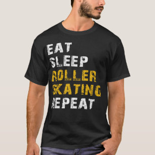slaaprol schaatsen t-shirt