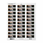 Slaaprood Panda retouradres Mailing Label (Full Sheet)