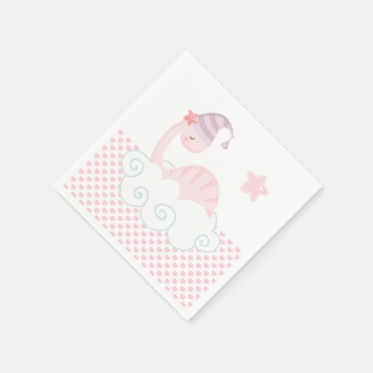 Slaaproze Dinosaur Napkins Servet (Hoek)