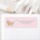 Slaaproze kerstinkerbroek etiket (Insitu)