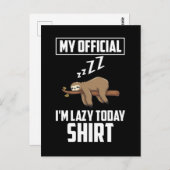 Slaapruimte die vandaag de dag het dierenwelzijn o briefkaart (Voorkant / Achterkant)