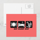 slaapsax eten briefkaart (Voorkant / Achterkant)