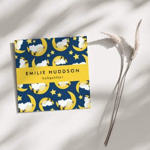 Slaapschaap, Babysitter, dagverzorging, kinderverz Vierkante Visitekaartje