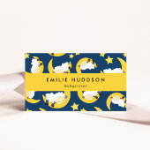 Slaapschaap, Babysitter, dagverzorging, kinderverz Visitekaartje