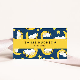 Slaapschaap, Babysitter, dagverzorging, kinderverz Visitekaartje