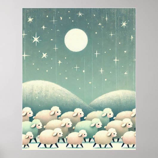 Slaapschapen Poster (Voorkant)