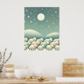 Slaapschapen Poster (Keuken)