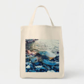 Slaapschildpad boodschappentas tote bag (Voorkant)