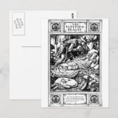 slaapschoonheid-afbeeldingen briefkaart (Voorkant / Achterkant)