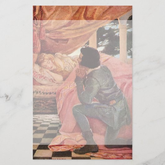  slaapschoonheid van Jessie Willcox Smith Briefpapier (Voorkant)