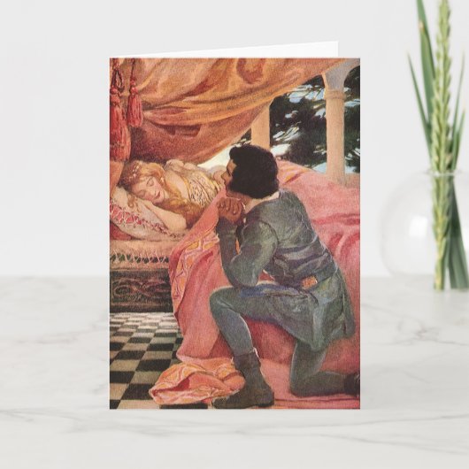  slaapschoonheid van Jessie Willcox Smith Kaart (Voorkant)