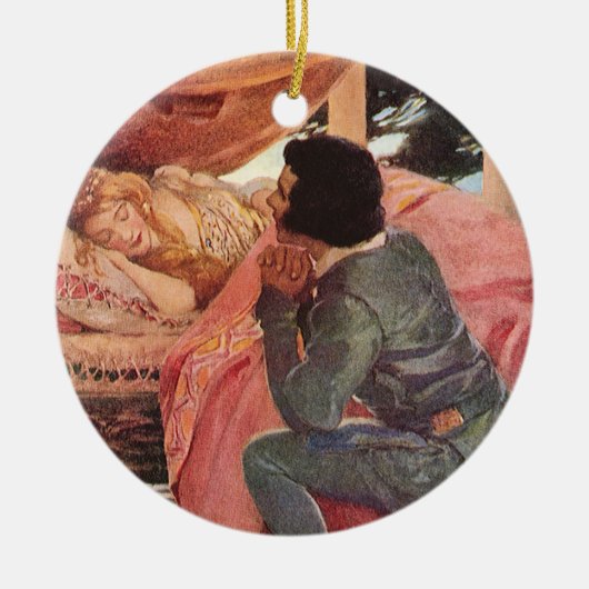  slaapschoonheid van Jessie Willcox Smith Keramisch Ornament (Voorkant)
