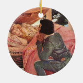  slaapschoonheid van Jessie Willcox Smith Keramisch Ornament (Achterkant)
