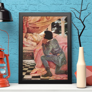 slaapschoonheid van Jessie Willcox Smith Poster