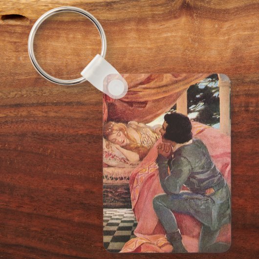 slaapschoonheid van Jessie Willcox Smith Sleutelhanger (Voorkant)