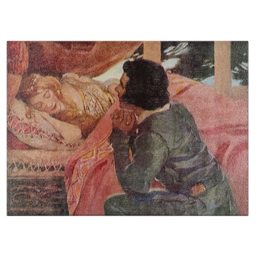  slaapschoonheid van Jessie Willcox Smith Snijplank (Voorkant)