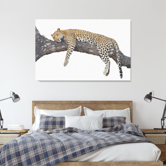 Slaapschutbord Canvas Afdruk (Insitu (Slaapkamer))