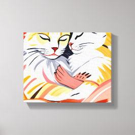 Slaapschutter Canvas Afdruk