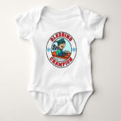 Slaapschutter Cartoon Boy Romper (Voorkant)