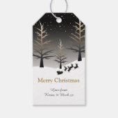 Slaapschutter en boomgaard gepersonaliseerd cadeaulabel (Voorkant)