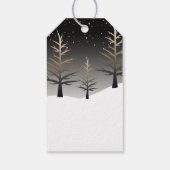 Slaapschutter en boomgaard gepersonaliseerd cadeaulabel (Achterkant)