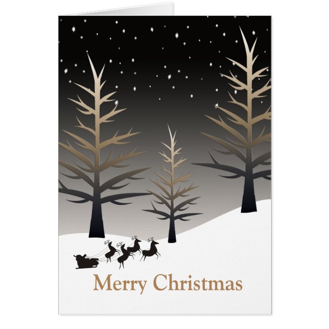 Slaapschutter en kerstmis met boom (Voorkant)