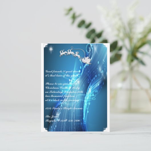 Slaapschutter op uitnodiging van Blue Wave Party (Staand voorkant)