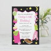 Slaapschutter! Slumber Party Thtaken Kaart (Staand voorkant)