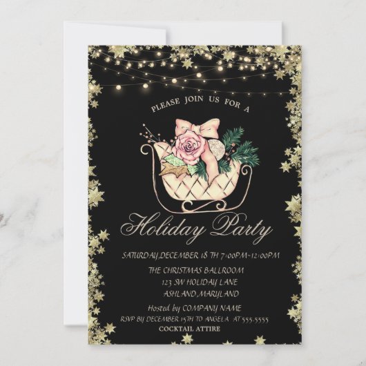 Slaapse feestdag met kerst kaart (Voorkant)