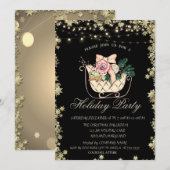 Slaapse feestdag met kerst kaart (Voorkant / Achterkant)