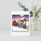 Slaapse Humor Briefkaart (Staand voorkant)