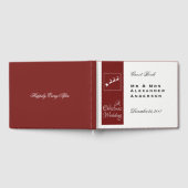 Slaapse kerstbruiloft voor Kerstmis Gastenboek (Volledig)