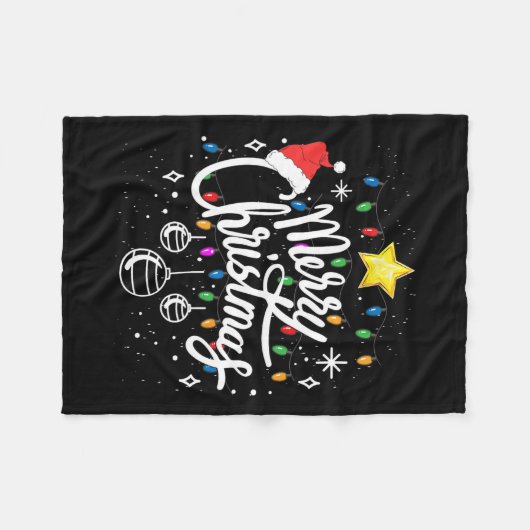 Slaapse kerstfeestdagen Mannen Kerstmis Fleece Deken (Voorkant (Horizontaal))