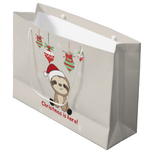 Slaapse kerstsneeuw Winterdieren Groot G Cadeauzakje