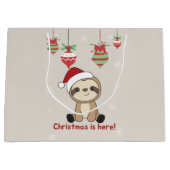 Slaapse kerstsneeuw Winterdieren Groot G Groot Cadeauzakje (Voorkant)